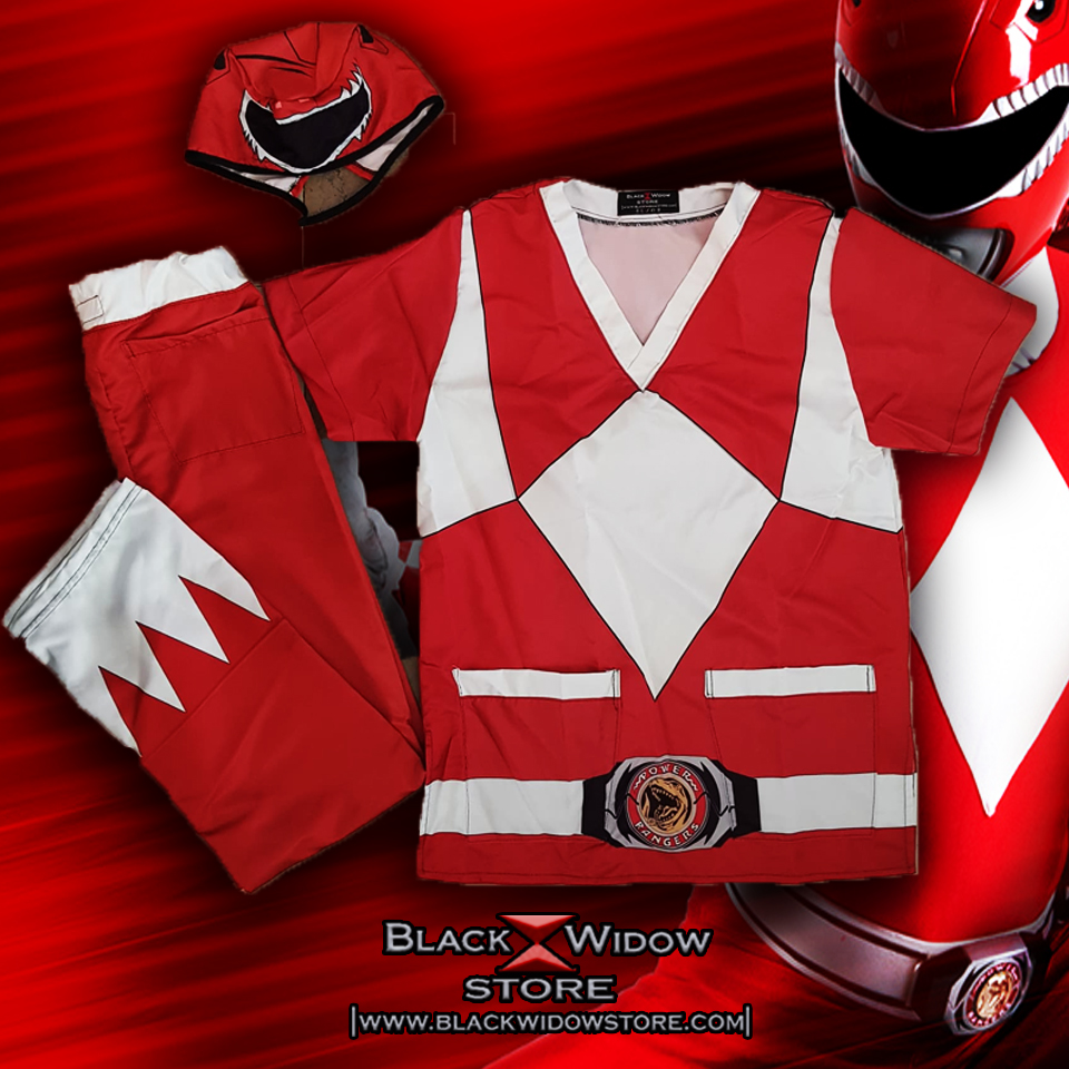 Q116. Power Ranger Rojo Conjunto | Black Widow Store Q116. Power Ranger Rojo Conjunto | Black Widow Store
