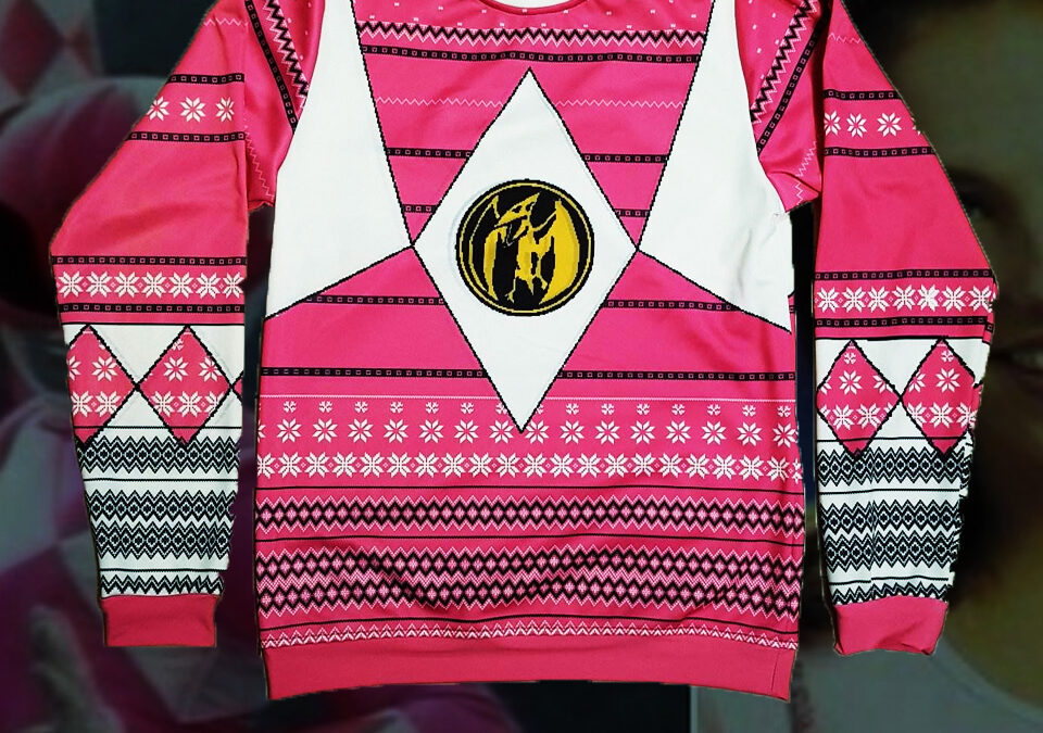 S619. Sueter Power Ranger Rosa